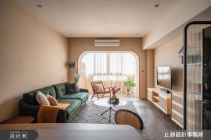 大齡老屋的重生之旅!大地色系X自然元素勾勒優雅日常_視覺圖