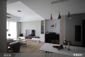 實現夢幻清爽宜人北歐宅！柔和用色、中島廚房與設計家飾點綴，打造人文溫度五口宅_視覺圖