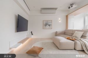 22坪老屋蛻變白色北歐宅！花磚玄關、中島美廚與窗邊吧檯，充滿儀式感日常_視覺圖