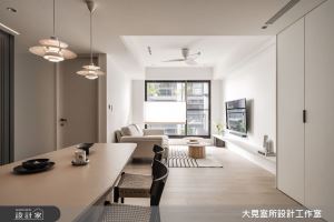 新婚夫妻浪漫北歐宅！讓木紋、自然光與照明，鋪陳最適合居住的人文溫度_視覺圖