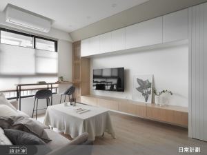 遍佈療癒光感的20坪親子小宅！搭配臨窗吧台，享受純白簡約風的放鬆氣息_視覺圖