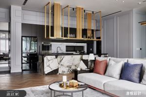 三度合作！簡約輕奢以中島為家的核心，創造凝聚家人情感的人生進階宅_視覺圖