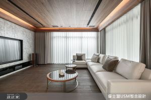 在透天宅裡享受度假生活！異材質刻劃精緻細節，自然元素形塑人文禪風底蘊_視覺圖