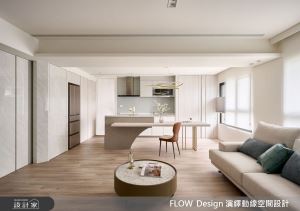 瀰漫溫馨氣息的奶茶色調！新婚宅重塑格局，竟意外多出玄關、客房空間_視覺圖