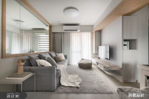 21 坪老宅改造人文北歐風！玻璃隔間延展空間感、梳理動線且強化收納機能_視覺圖