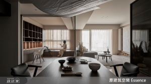 兼具美學更蘊藏機能！溫潤木質與藝術展示蔓延一室，書寫人文禪風氣息_視覺圖