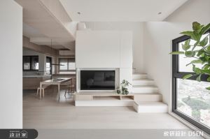 以木質與白勾勒家的藍圖，解構空間開創前所未有的高互動現代宅_視覺圖