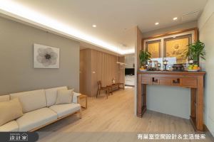 打造毫不違和的佛堂設計！32坪日式人文禪風，以大面木格柵注入沈穩寧靜感_視覺圖