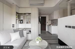 新成屋變身溫馨大套房！活用畸零空間規劃收納，15.62坪兩房一廳小宅擁抱滿滿的舒適感_視覺圖