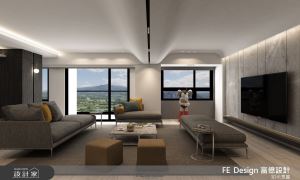 沉穩現代風展現一絲奢華感！開放式設計引景入室，巧搭黑白灰一展雋永畫面_視覺圖