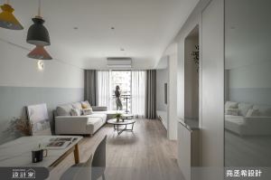 融合現代與北歐打造療癒系居家！餐廳燈具X莫蘭迪色X玻璃拉門空間輕盈活潑又超好住_視覺圖