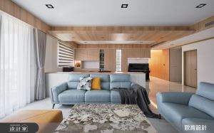 以茶室作為新家開場！玻璃拉門取代傳統隔間，73 坪北歐風全齡宅擁抱多元親子生活_視覺圖