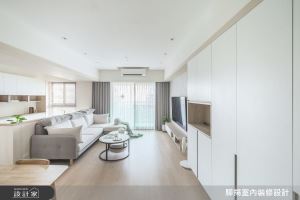 開箱24坪療癒系現代宅，異材質地坪與線燈成就開放格局，生活質量Level up!_視覺圖