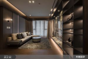 僅有19坪也能開闊又大氣！暖色光源形塑時尚的都會宅_視覺圖