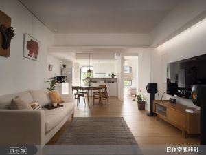中古屋減法設計 23坪2+1房重塑動線串連空間讓生活自在暢快_視覺圖