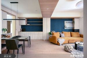 55坪透天老屋翻新！活潑色彩的北歐風讓開放式廚房與更衣室成為屋主記錄人生的重要片段_視覺圖