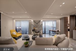 實用與美感並進，剛烈與柔美的碰撞！現代風的俐落搭配流線形設計，一窺隱身都市中的現代人文宅_視覺圖