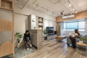 25 年老屋格局大風吹！封閉廚房大升級，兩間廁所合而為一展現全客製化設計_視覺圖