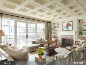 融入美式莊園精神！百坪奶油美式風大宅，享受舒適陽光與迷人自然！_視覺圖