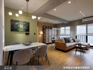 徜徉一片清爽綠意！森林木系混搭風居家，釋放溫潤明亮的舒適感！_視覺圖