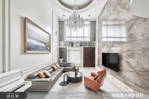 200坪挑高透天別墅一展美式新風貌!大器石材與奢華水晶燈揉捻靜奢氣韻_視覺圖