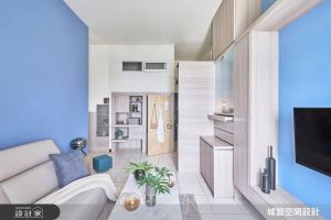 21 坪北歐宅藏大驚喜！活用挑高空間活化小坪數格局，訂製收納讓小宅坪效變兩倍大_視覺圖
