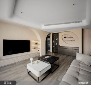 時光更迭裡的意外美好！現代風老屋改造術：刷上藝術塗料、聰明整頓格局_視覺圖