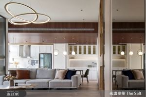 老屋空間革命！拆除多於夾層重塑 38 坪錯層格局，精緻建材敘寫住宅輕奢妝容_視覺圖