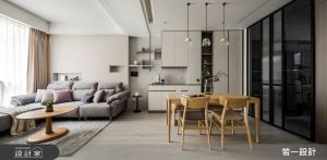 低飽和的玫瑰粉、米白與淺灰！暖感北歐風透天別墅，傾訴生活的迷人與美好_視覺圖