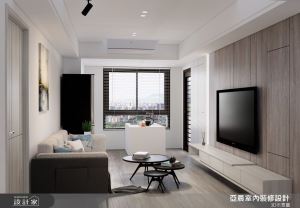 都會首選16坪單身療癒小宅！玄關開放櫃、木質電視牆與窗邊吧檯，享受寬敞舒心的美好生活_視覺圖