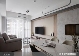 兩人與兩狗寶貝的鹽系奶茶現代風寵物宅!玄關花磚X更衣室書房開啟美好新生活_視覺圖