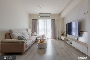 翻新桃園26坪中古屋!重塑格局顯化場域，輕盈光透與中島吧檯，展現北歐感優雅日常_視覺圖