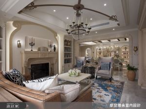 老豪宅蛻變歐洲莊園古堡！曲線設計融合建築雕刻和壁畫，120坪住宅蘊藏上帝對家人關愛_視覺圖