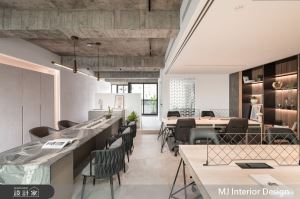 辦公室也能美得像攝影棚！大齡老屋蛻變成簡約俐落的現代風商空_視覺圖