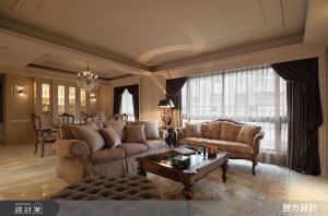 60坪毛胚屋化身奢華感樓中樓，有如步入愜意的新古典英式莊園！_視覺圖