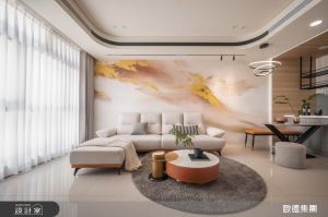 描摹浪漫寫意的優雅日常!油畫藝術背牆化為居家端景_視覺圖