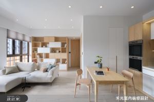 拆掉廚房隔牆，小宅視覺大一倍！風和日麗的19坪日式新婚宅_視覺圖