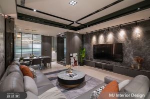 如何讓透天別墅一展大器感？沈穩灰調串連下，用異質材成就現代輕奢風_視覺圖