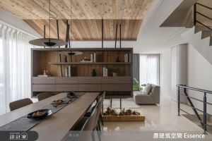 入住度假小木屋！奶茶色與木紋延展溫馨氛圍，構築與自然對話人文禪風透天別墅_視覺圖