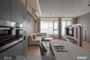 熟成女性感的雜誌美宅！莫蘭迪淡粉色打造一家四口的甜蜜居所_視覺圖