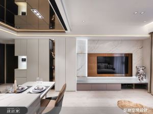 實現我們的美好生活提案!17坪空間結合複合式設計、隱藏門與茶鏡化身百變私宅_視覺圖