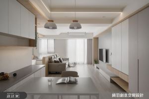 30 坪日式無印宅內外兼具！玄關美型收納＋客廳瑜伽臥榻，公私區域動線分流打造理想生活縮影_視覺圖