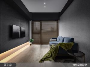 歡迎光臨餐飲高層的私人居所！18 坪新成屋以黑白灰搭配精緻建材，將五星飯店行政套房設計化為生活日常_視覺圖