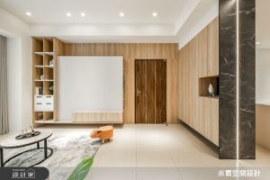 40坪老屋變身北歐風，給予居住空間放鬆、療癒的氛圍讓一家四口均保有獨立的私人空間_視覺圖