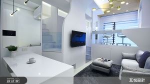 11坪小宅善用垂直高度的優勢，開創3房、開闊公領域及海量收納的超強機能宅_視覺圖