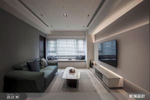 重繫灰階與日光的美好相遇!20坪現代宅海涵寬敞公區與多功能琴房_視覺圖