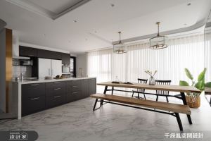 從毛胚開始客製零死角新家!懸掛電視X寬敞中島展開視野，讓朗朗笑聲迴盪每一隅_視覺圖