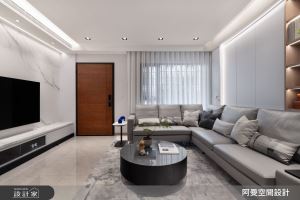 迴盪親友笑聲的透天別墅！輕奢現代風襲來，聚會客廳、多功能室裡歡度熱鬧時光_視覺圖