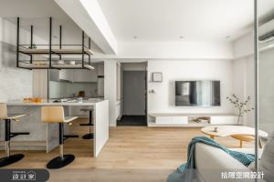 不敢相信只有16.5坪！清新微風拂過日光親子宅，純淨北歐白為老屋換上新裝_視覺圖