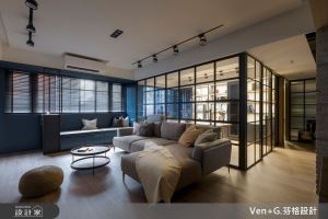 37坪老屋整新，居然用工業風打造出半開放式住辦空間！工作與生活達到完美比例～_視覺圖